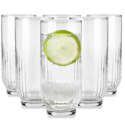 Glasmark KROSNO 1992 Trinkgläser Set Longdrinkgläser 6 Stück 360 ml Gläser Wassergläser Cocktailgläser Highball Glas Spülmaschinenfest Glasmark KROSNO 1992 Trinkgläser Set Longdrinkgläser 6 Stück 360 ml Gläser Wassergläser Cocktailgläser Highball Glas Spülmaschinenfest von Glasmark KROSNO 1992