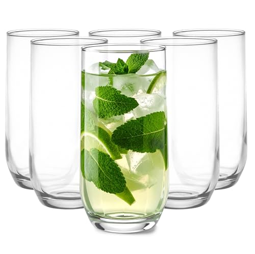 Glasmark KROSNO 1992 Trinkgläser Set Longdrinkgläser 6 Stück 400 ml Gläser Wassergläser Cocktailgläser Highball Glas Spülmaschinenfest Glasmark KROSNO 1992 Trinkgläser Set Longdrinkgläser 6 Stück 400 ml Gläser Wassergläser Cocktailgläser Highball Glas Spülmaschinenfest von Glasmark KROSNO 1992