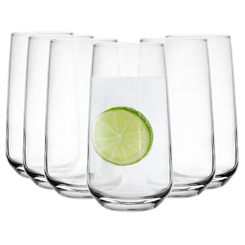 Glasmark KROSNO 1992 Trinkgläser Set Longdrinkgläser 6 Stück 430 ml Gläser Wassergläser Cocktailgläser Highball Glas Spülmaschinenfest Glasmark KROSNO 1992 Trinkgläser Set Longdrinkgläser 6 Stück 430 ml Gläser Wassergläser Cocktailgläser Highball Glas Spülmaschinenfest von Glasmark KROSNO 1992