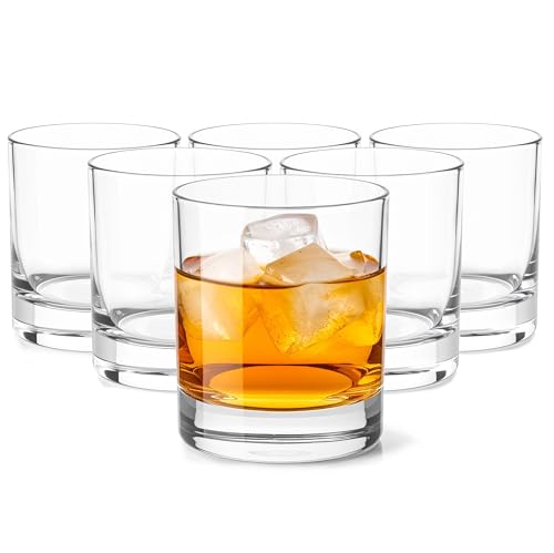 Glasmark KROSNO 1992 Whiskeygläser Set 6 Stück 310 ml Gläser Trinkgläser Transparent Spülmaschinenfest von Glasmark KROSNO 1992