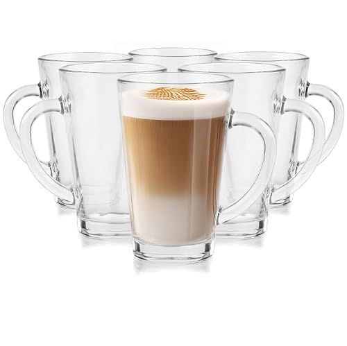 Glasmark KROSNO 1992 Gläser Set Kaffeegläser Teegläser Mit Henkel 6 Stück 300 ml Kaffee Tee Latte Glas Teetassen Glasbecher Trinkglas Spülmaschinengeeignet Iwo Glasmark KROSNO 1992 Gläser Set Kaffeegläser Teegläser Mit Henkel 6 Stück 300 ml Kaffee Tee Latte Glas Teetassen Glasbecher Trinkglas Spülmaschinengeeignet Iwo von Glasmark KROSNO 1992