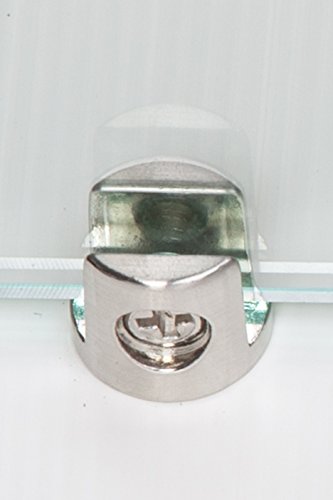 Glass Com Regalträger zylindrisch, silber, J65 C von Glass Com