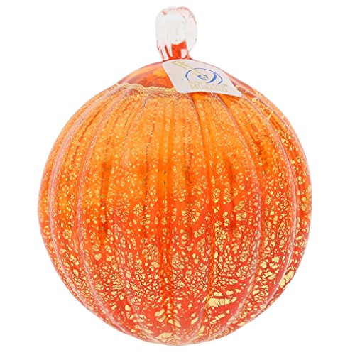 Glass Of Venice Mittlere Weihnachtsverzierung aus Muranoglas - Orange von Glass Of Venice
