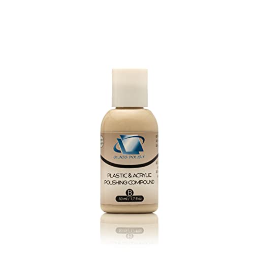 Glass Polish 14017 Kunststoff- und Acryl-Politurpaste für professionelles Hochglanz-Micro-Finish – 50 ml von Glass Polish