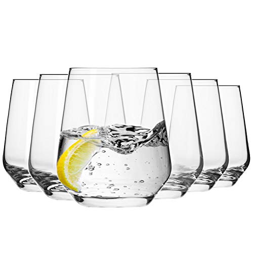 Krosno Glas für Wasser, Getränke und andere kalte Getränke | Set von 6 | 400 ML | Splendour Collection | Perfekt für Home, Restaurants und Partys Geschirrspüler und Mikrowelle Safe von Glass