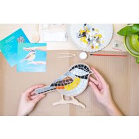 Meise Glasmosaik Glas Muttertag Geschenk Diy Bastelset Vogel Mosaik von GlassArtStories