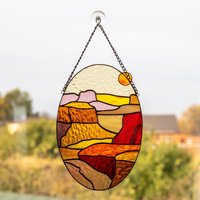 Grand Canyon Arizona Glasmalereifensterbehänge Muttertagsgeschenk Benutzerdefinierte Glasfenstertafel von GlassArtStories