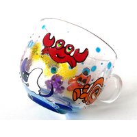 Personalisierte Sea Life Tasse Unterwasser-Freundin-Geschenk-Ozean-Becher Niedliche Kaffeetasse-Ozean-Life-Personalisierter Becher von GlassBayStudio