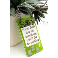 Handgemachtes Glas-Hängebild-Suncatcher-Inspirierendes Zitat-Positive Nachricht-Friedhof-Grab Handgemachtes Glas-Hängebild-Suncatcher-Inspirierendes Zitat-Positive Nachricht-Friedhof-Grab von GlassByGenea