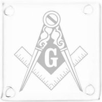 Glas Freimaurer Untersetzer Geschenk Glas Freimaurer Untersetzer Geschenk von GlassCannons