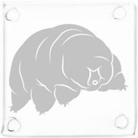 Tardigrade Glas Untersetzer Geschenk von GlassCannons