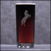 Tanzendes Pferd Becherglas - Freie Personalisierung Personalisiertes Geschenk Glas Tanzendes Pferd Becherglas - Freie Personalisierung Personalisiertes Geschenk Glas von GlassIslandDesigns