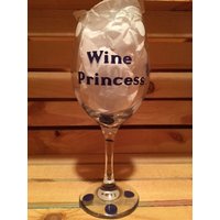 Weinglas/Bruchsicher/Weinprinzessin von GlassJams