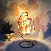 Handgemalter Schmetterling Glas Kerzenhalter Mit Metallständer von GlassTrappedDesigns