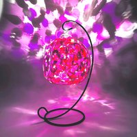 Pink Crush Abstrakt Handgemalter Kerzenhalter Pink Crush Abstrakt Handgemalter Kerzenhalter von GlassTrappedDesigns