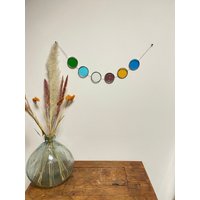 Bunt Glas Sonnenfänger- Suncatcher - Wandschmuck Wand Dekoration Innendekoration Kreise Bunt Glas Sonnenfänger- Suncatcher - Wandschmuck Wand Dekoration Innendekoration Kreise von GlassbyHan