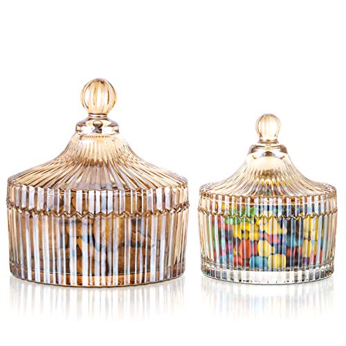 Süße Gläser mit Deckel Vintage Glasgefäße Kleine + große Vorratsgläser für Süßigkeiten, Schokolade, Bohnen, Kekse, Kekse, Zucker für Geburtstagsgeschenke, Weihnachten, Party, Hochzeit, Küche Süße Gläser mit Deckel Vintage Glasgefäße Kleine + große Vorratsgläser für Süßigkeiten, Schokolade, Bohnen, Kekse, Kekse, Zucker für Geburtstagsgeschenke, Weihnachten, Party, Hochzeit, Küche von Glasseam