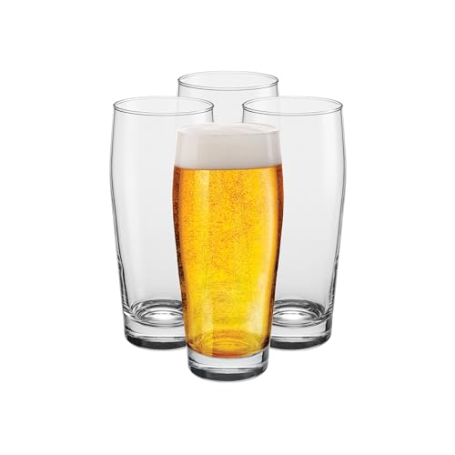 Glasset FLINT Bierglas-Set | 650 ml | 4er-Set | Wassergläser Cocktailgläser Becherglas-Set | spülmaschinenfest | Classic Collection|Transparent Glasset FLINT Bierglas-Set | 650 ml | 4er-Set | Wassergläser Cocktailgläser Becherglas-Set | spülmaschinenfest | Classic Collection|Transparent von Glasset