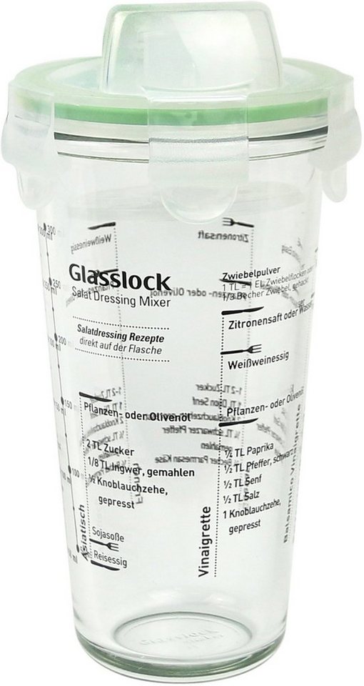 Glasslock Dressing Shaker, Glas, (Cocktail Shaker), 450 ml von Glasslock