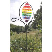 Exklusive Gartendekoration Glas Fusing Stele Galaxie von GlasstadlDE