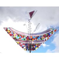 Gartendeko Balkondeko Sonnenfänger Gartenstecker Glas Gartendeko Balkondeko Sonnenfänger Gartenstecker Glas von GlasstadlDE