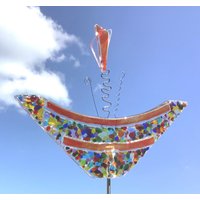 Gartendeko Balkondeko Sonnenfänger Gartenstecker Glas Gartendeko Balkondeko Sonnenfänger Gartenstecker Glas von GlasstadlDE