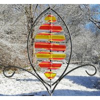 Glas Fusing Stele - Exklusive Gartendekoration von GlasstadlDE