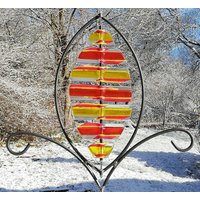 Glasfusing Stele Italien - Exklusive Gartendeko von GlasstadlDE