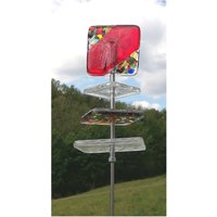 Sonnenfänger Bewegt Sich Im Wind - Sonnentänzer Ein Sun Swinger Oder Dancer Gartenstecker von GlasstadlDE