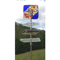 Sonnenfänger Bewegt Sich Im Wind - Sonnentänzer Ein Sun Swinger Oder Dancer Gartenstecker von GlasstadlDE