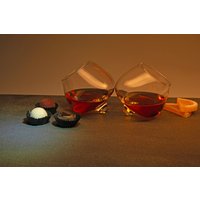 Cognac, Brandy, Schnaps Glas, 6Er Set, Handgefertigt von GlasswareKitzhero