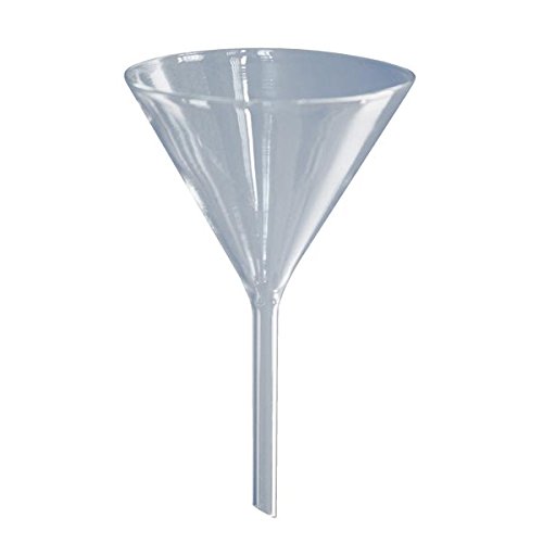 1 x Glastrichter Ø 100mm - Borosilikat 3.3-60° Winkel - Glas-Trichter - Trichter aus Glas - Labortrichter von Glastrichter