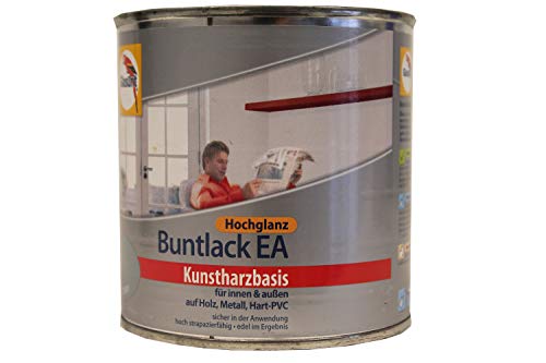 Glasurit Buntlack EA Hochglanz Kunstharzbasis 375ml (1021 Gelb) von Glasurit