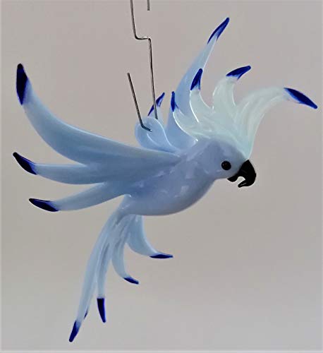 Hängevogel, Kakadu (blau) von Glasvogelwelt