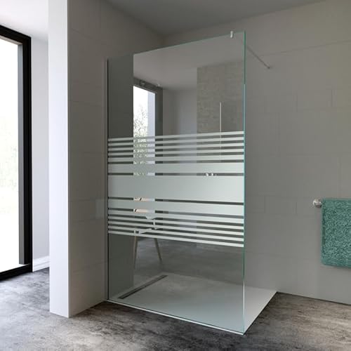 Moderne Glasdusche Duschabtrennung Dusche aus Glas Duschwand Luxus. Komfort und modernes Design für Ihr Badezimmer (Breite X Höhe) (Design Dusche FUTUNA, 100x195cm) von Glaswerk24