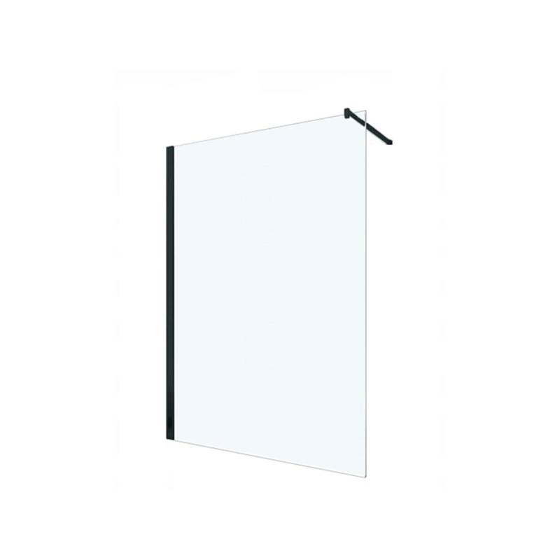Glaszentrum Hagen Black-Edition Walk in Duschabtrennung Duschwand Dusche 10mm ESG Glas 70x200cm Klarglas von Glaszentrum Hagen