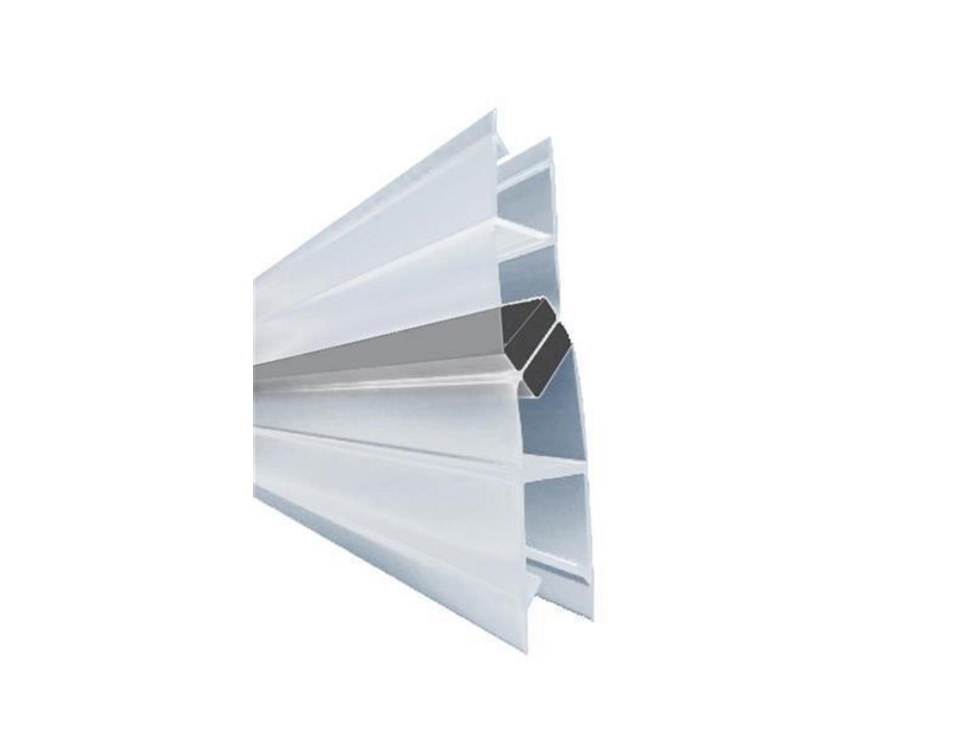 Glaszentrum Hagen Duschwanne Glaszentrum Hagen - 200cm - 10mm - Magnetdichtung für Duschkabinen & von Glaszentrum Hagen
