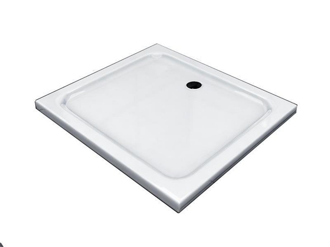 Glaszentrum Hagen Duschwanne "Acryla" 100x90x5 cm Flache Duschtasse weiß Rechteck von Glaszentrum Hagen