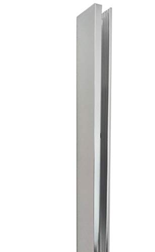 Glaszentrum Hagen - P.1001 Aluminium Wandprofil - Eckprofil - Türprofil für Duschwände/Duschkabine von Glaszentrum Hagen