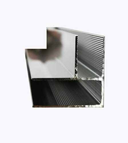 Glaszentrum Hagen - P.1001.E Aluminium Wandprofil - Eckprofil - Türprofil für Duschwände/Duschkabine von Glaszentrum Hagen