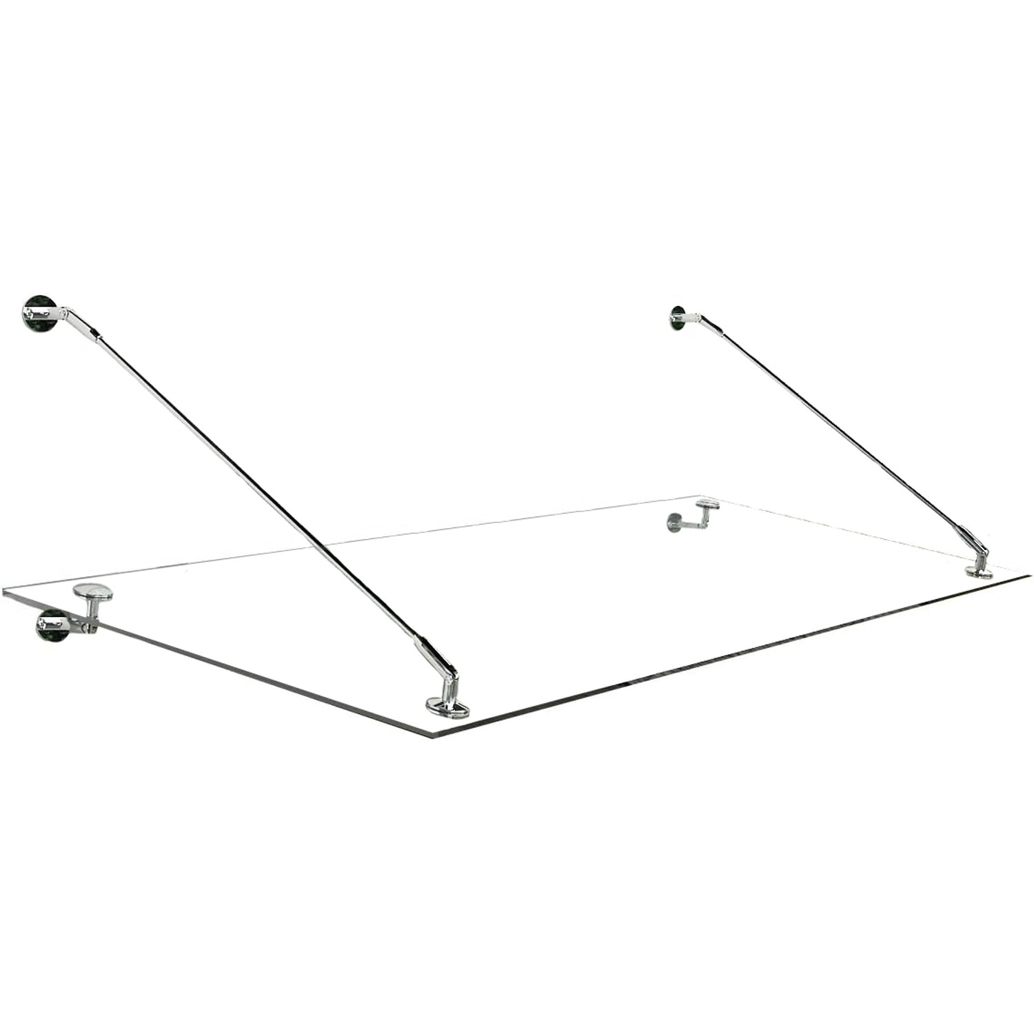 Glaszentrum Hagen - Typ/Std 140x90cm Glasvordach Vordach Türvordach VSG - Klarglas von Glaszentrum Hagen