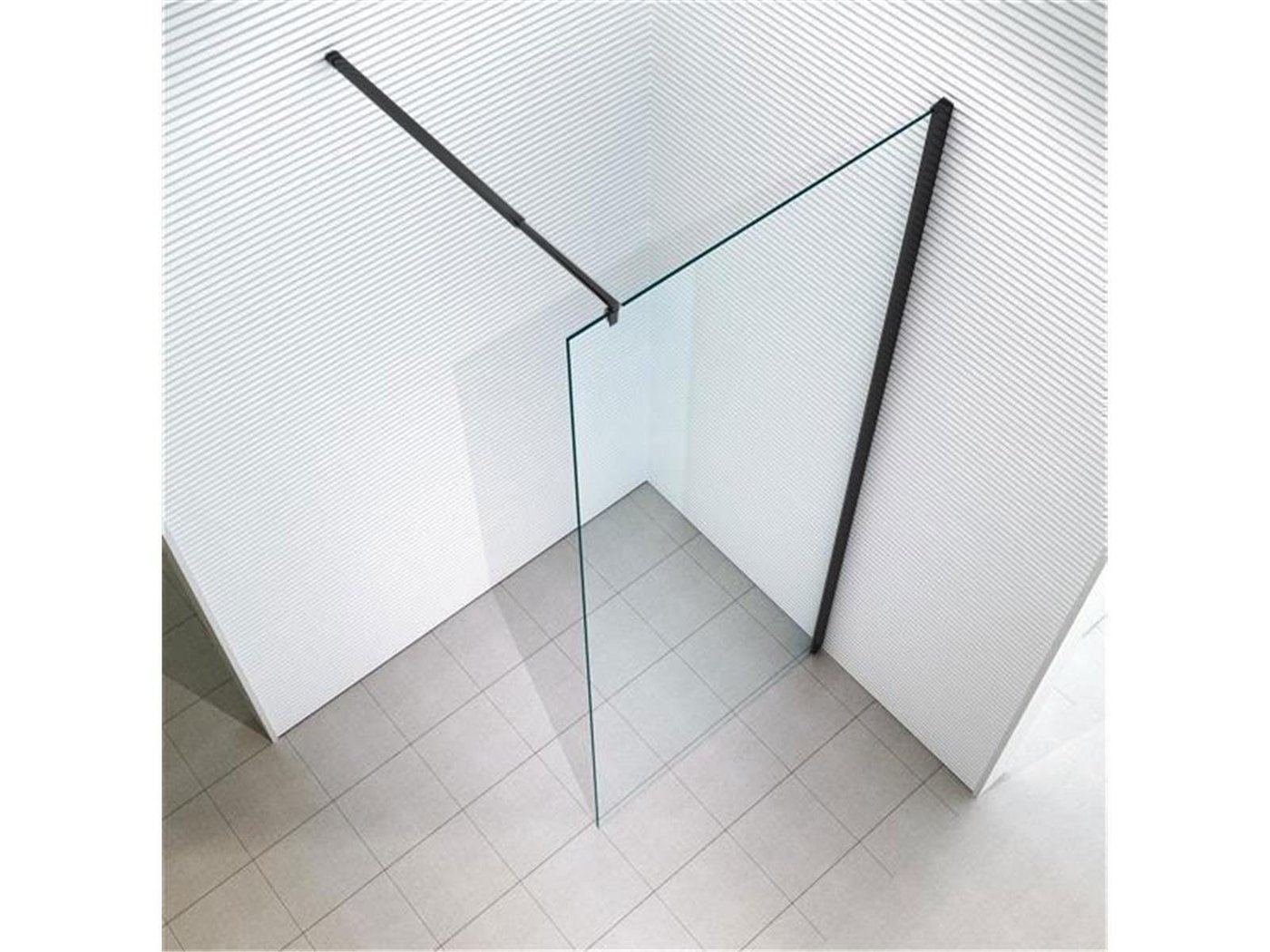 Glaszentrum Hagen Walk-in-Dusche 90x200cm Jade-B Duschwand - Dusche - Duschabtrennung Klar - ESG 10mm, ESG Glas von Glaszentrum Hagen