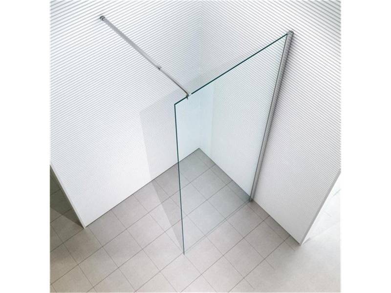 Glaszentrum Hagen Walk-in-Dusche Walk in Duschwand - Duschabtrennung ESG Glas 10mm 100x200cm, ESG Glas von Glaszentrum Hagen