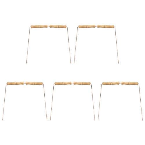 Glayent 10X Kupfer-Wünschelruten-Set Als Wahrsagerwerkzeug - Wünschelruten mit Natürlichen Holzgriffen Glayent 10X Kupfer-Wünschelruten-Set Als Wahrsagerwerkzeug - Wünschelruten mit Natürlichen Holzgriffen von Glayent