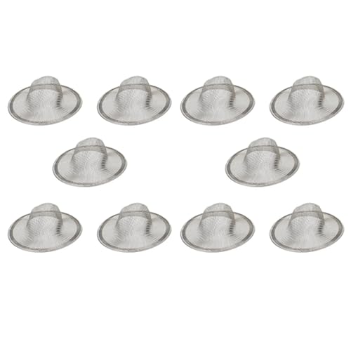 Glayent 10X Mesh Design 1,1 Sink Netze Schmutzfaenger Stopper Fuer Kueche Bad von Glayent