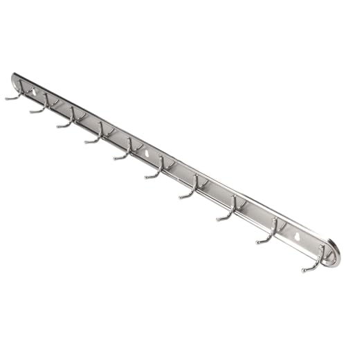 Glayent 24 "Lange Wandhalterung aus Edelstahl 10 Kleiderbuegel Haken Fuer Handtuch Beutel-Kleidung Glayent 24 "Lange Wandhalterung aus Edelstahl 10 Kleiderbuegel Haken Fuer Handtuch Beutel-Kleidung von Glayent