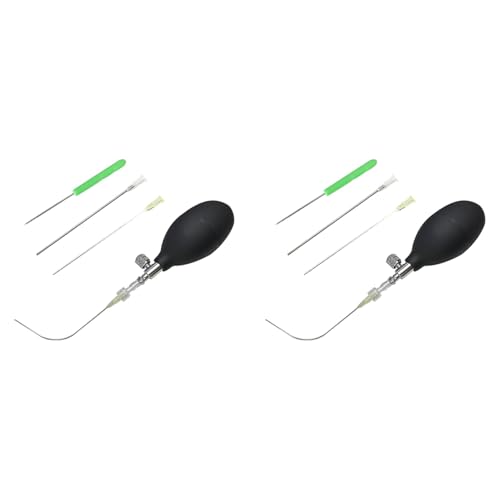 Glayent 2X Einfaches Eierausblaswerkzeug zum Entleeren Von Eiern - Eierpumpe und -Bohrer mit Einem Loch, Dekorationsset für Ostereiermacher Glayent 2X Einfaches Eierausblaswerkzeug zum Entleeren Von Eiern - Eierpumpe und -Bohrer mit Einem Loch, Dekorationsset für Ostereiermacher von Glayent
