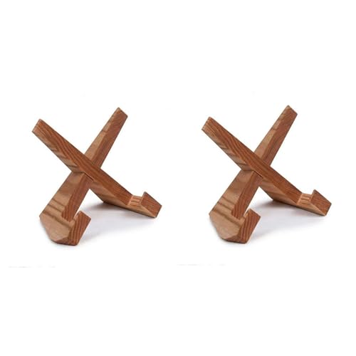 Glayent 2X Kochbuchständer, Handgefertigter Kochbuchhalter Aus, Rezeptbuchhalter für Ausstellungsständer, Bauernkochbuchständer von Glayent