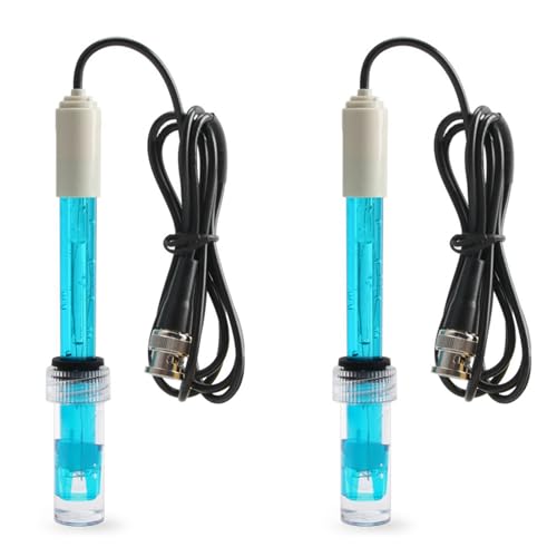Glayent 2X PH-Elektrode Sensorsonde Fabrik Industrie Labor Pool Wasseranalysator PH-Messgerät Tester PH-Sonde BNC-Anschluss von Glayent
