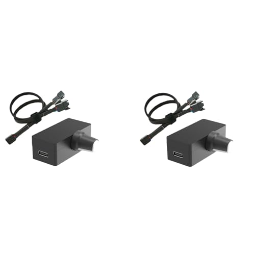 Glayent 2X PWM-Geschwindigkeitsregler, 4-Poliger PWM-LüFterregler, PWM-Regler, USB-Typ-C-Netzteil, DIY-WasserküHlung, KüHler, Option B Glayent 2X PWM-Geschwindigkeitsregler, 4-Poliger PWM-LüFterregler, PWM-Regler, USB-Typ-C-Netzteil, DIY-WasserküHlung, KüHler, Option B von Glayent